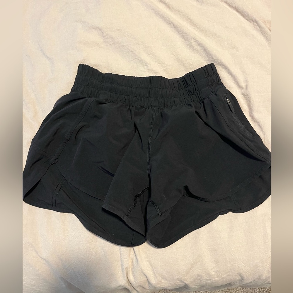 Black lululemon tracker shorts